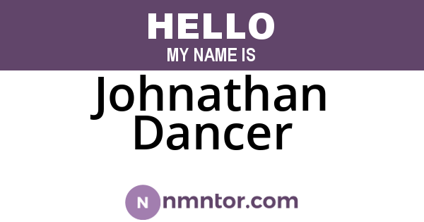 Johnathan Dancer