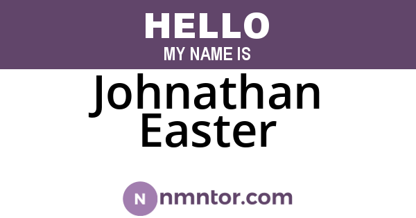 Johnathan Easter
