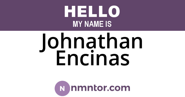 Johnathan Encinas