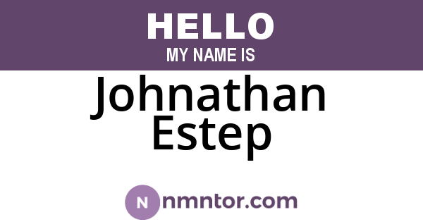 Johnathan Estep