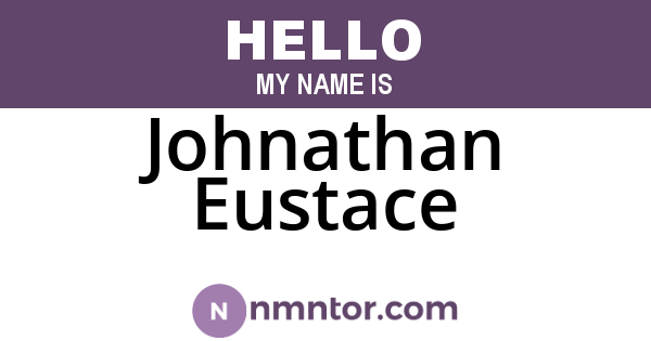 Johnathan Eustace