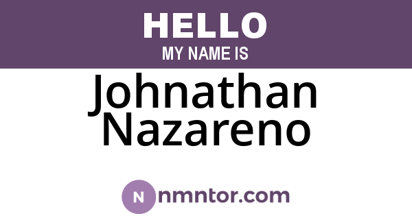 Johnathan Nazareno