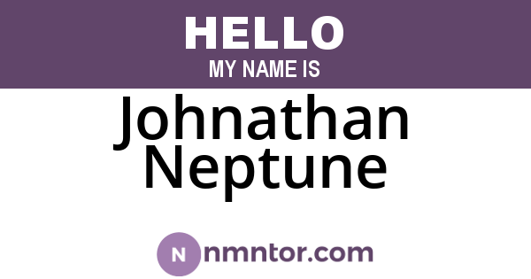 Johnathan Neptune