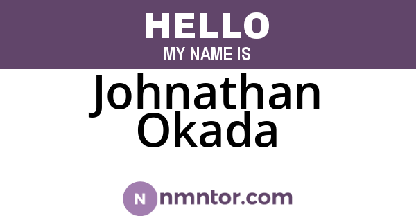 Johnathan Okada