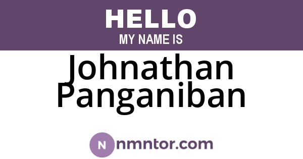 Johnathan Panganiban