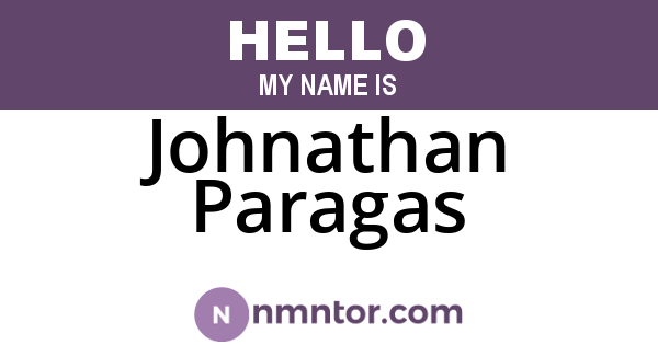 Johnathan Paragas