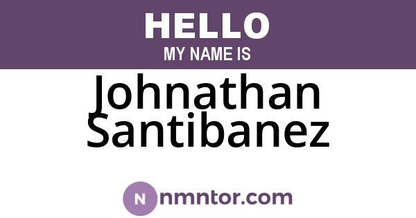 Johnathan Santibanez