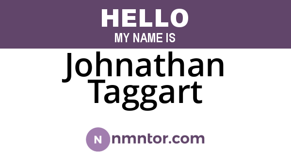 Johnathan Taggart