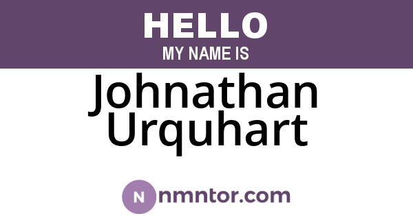 Johnathan Urquhart