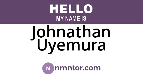 Johnathan Uyemura