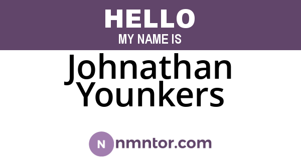Johnathan Younkers