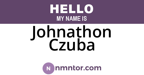 Johnathon Czuba