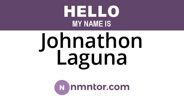 Johnathon Laguna