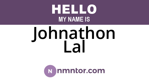 Johnathon Lal