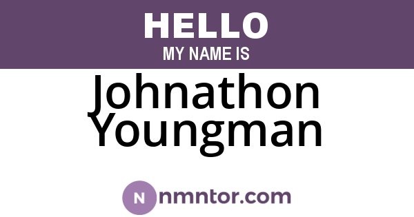 Johnathon Youngman