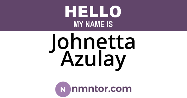 Johnetta Azulay