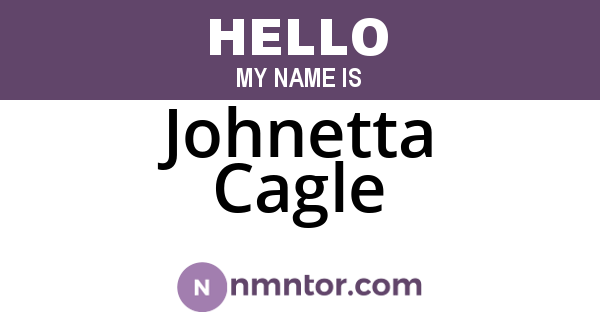 Johnetta Cagle