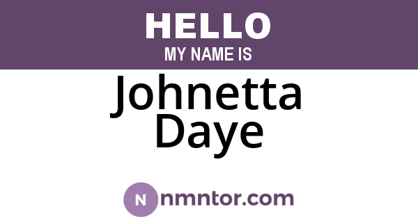 Johnetta Daye