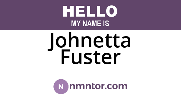 Johnetta Fuster