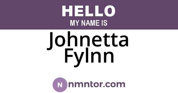 Johnetta Fylnn