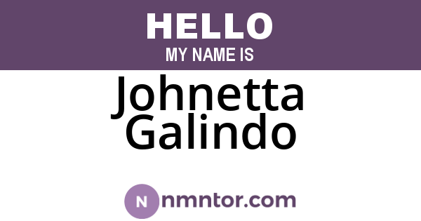 Johnetta Galindo