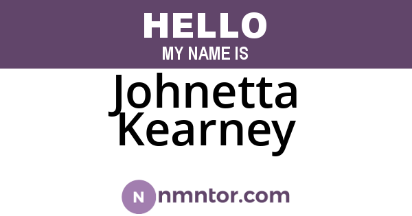 Johnetta Kearney