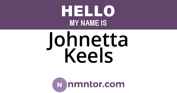 Johnetta Keels