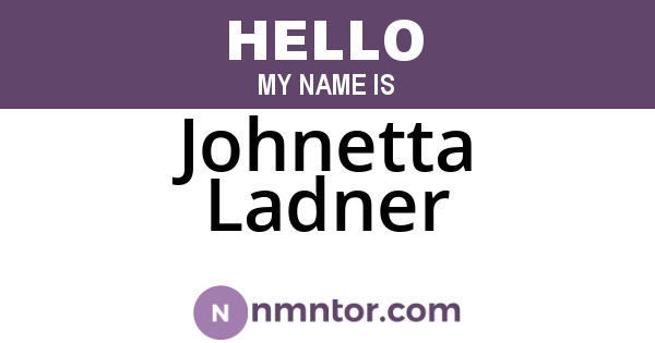 Johnetta Ladner