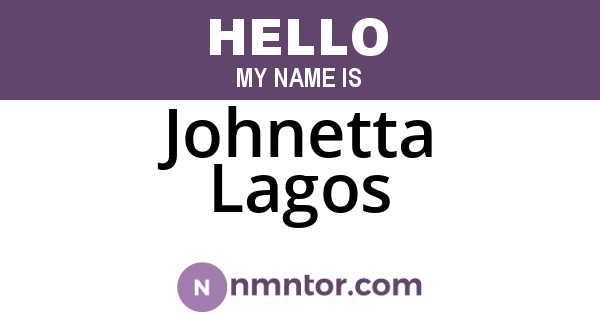 Johnetta Lagos