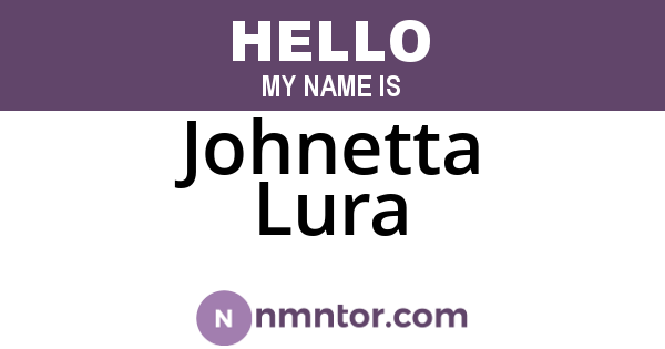 Johnetta Lura