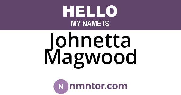 Johnetta Magwood