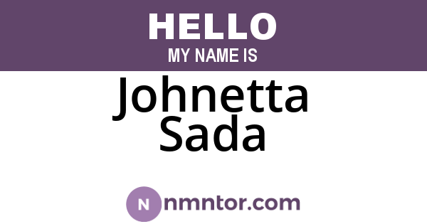 Johnetta Sada