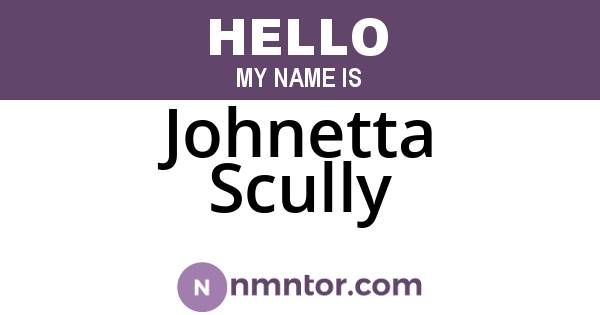 Johnetta Scully