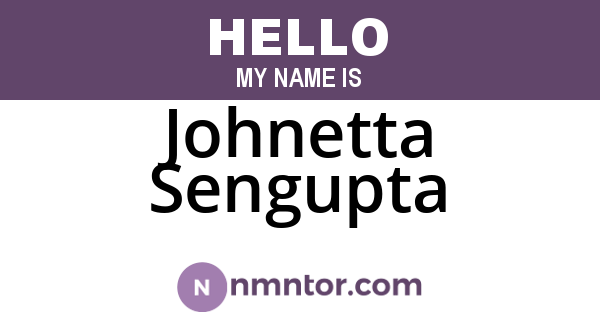 Johnetta Sengupta