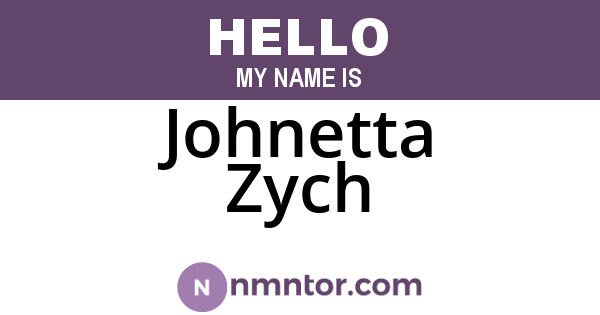 Johnetta Zych