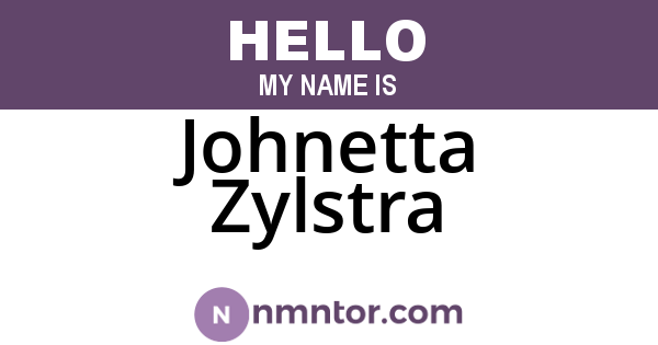 Johnetta Zylstra