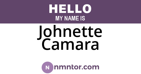 Johnette Camara