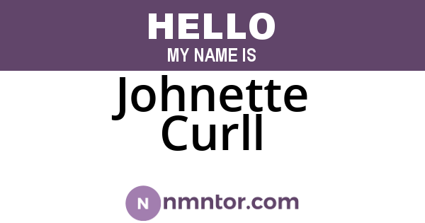 Johnette Curll