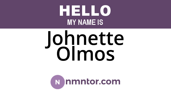 Johnette Olmos