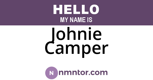 Johnie Camper