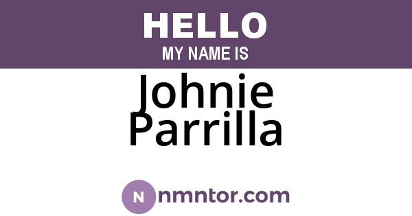 Johnie Parrilla