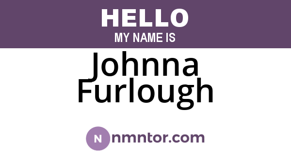 Johnna Furlough