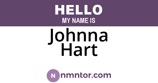 Johnna Hart