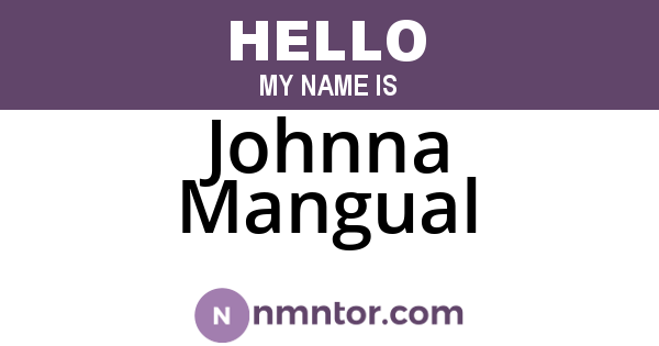 Johnna Mangual