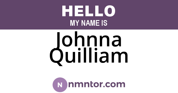 Johnna Quilliam