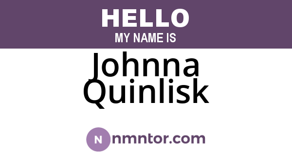 Johnna Quinlisk