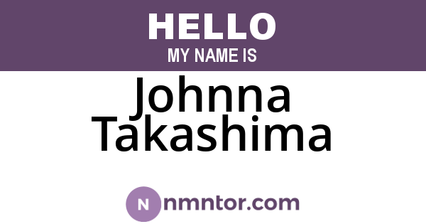 Johnna Takashima