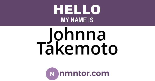 Johnna Takemoto