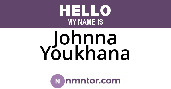 Johnna Youkhana