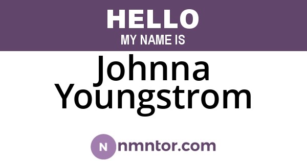 Johnna Youngstrom